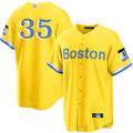 Custom #35 Gold City Connect BOS Baseball Shirt Top