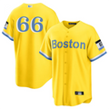 Custom #66 Gold City Connect BOS Baseball Shirt Top