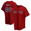Custom #66 Red BOS Baseball Shirt Top