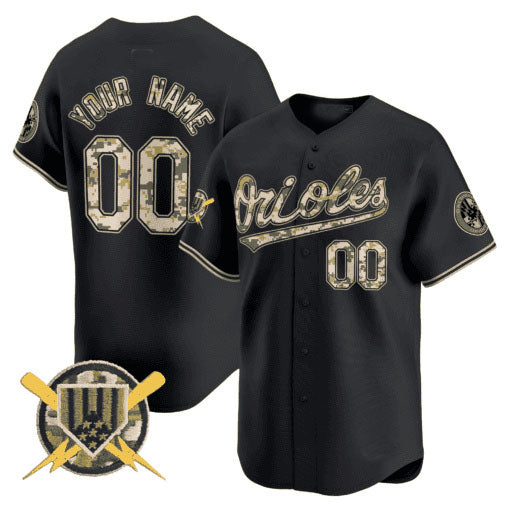 Custom B.Orioles Armed Forces Day Vapor Premier Limited 篓C All Stitched Baseball Jerseys