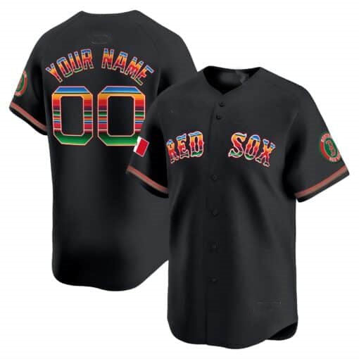 Custom B.Red Sox Mexico Vapor Premier Limited篓C All Stitched Baseball Jerseys