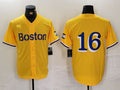 Custom #16 Gold City Connect BOS Baseball Shirt Top