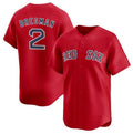 Custom #2 Red BOS Baseball Shirt Top