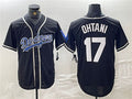 Custom #17 Black LAD Baseball Shirt Top
