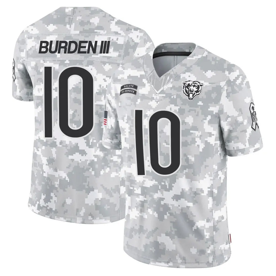 Custom #10 BURDEN Pro Stitched Jersey - Premium Edition