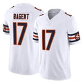 Custom #17 White CHI Football Shirt Top