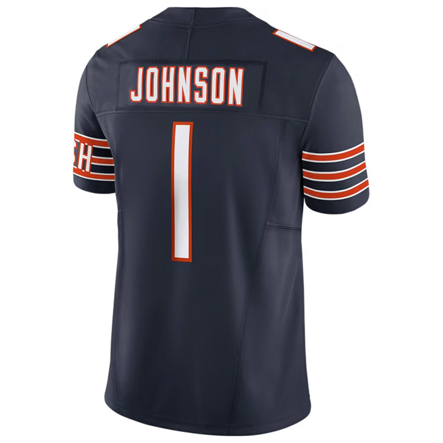 Custom #1 Navy CHI Football Shirt Top