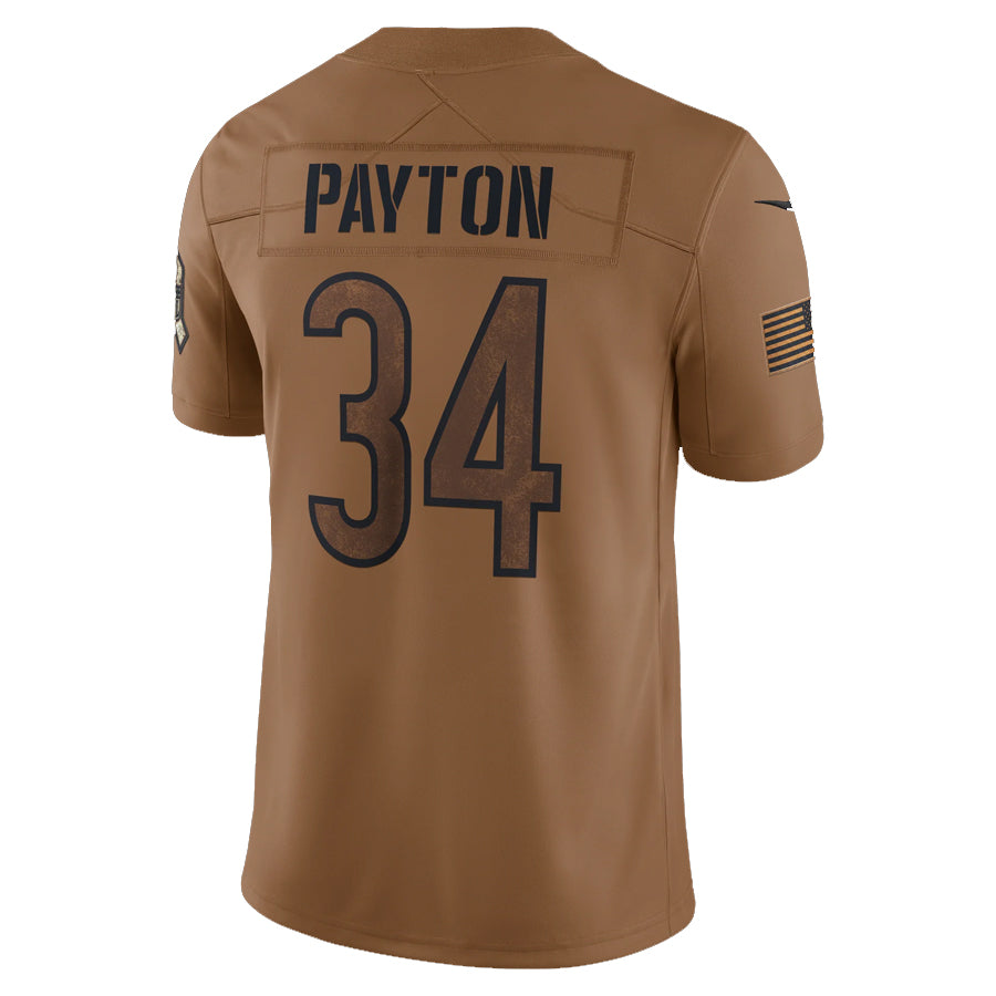 Custom #34 Brown CHI Football Shirt Top