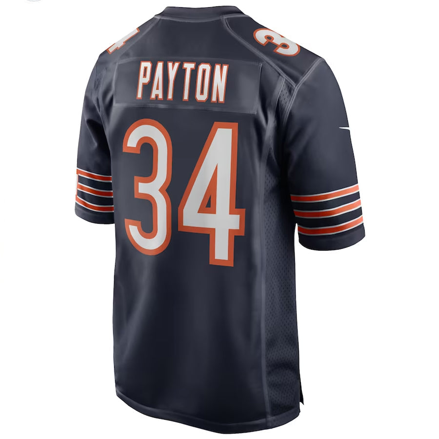 Custom #34 Navy CHI Football Shirt Top