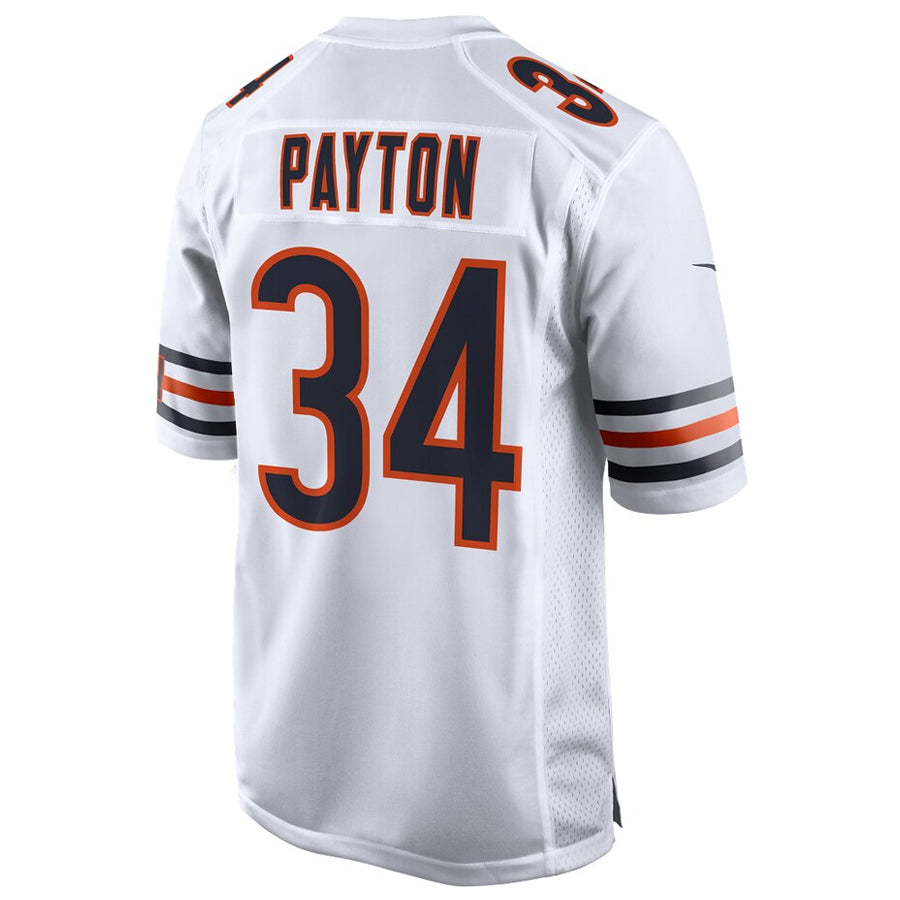 Custom #34 White CHI Football Shirt Top