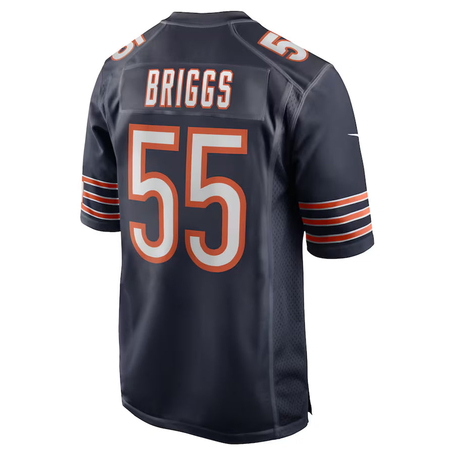 Custom #55 Navy CHI Football Shirt Top
