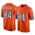 Custom #84 Orange CHI Football Shirt Top