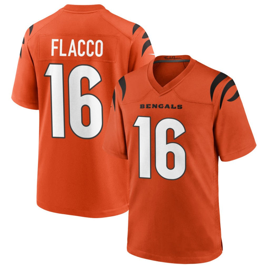 Custom #16 FLACCO Pro Stitched Jersey - Premium Edition