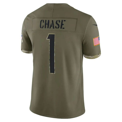 Custom #1 Olive CIN Football Shirt Top