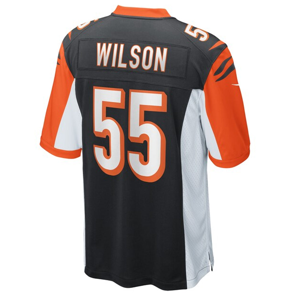 Custom #55 Black CIN Football Shirt Top