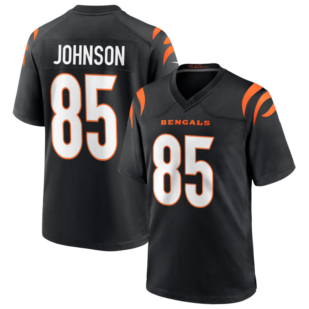 Custom #85 Black CIN Football Shirt Top