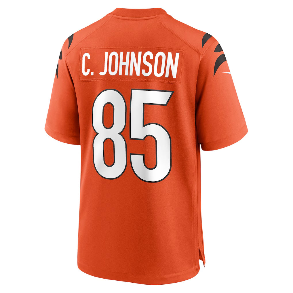 Custom #85 Orange CIN Football Shirt Top