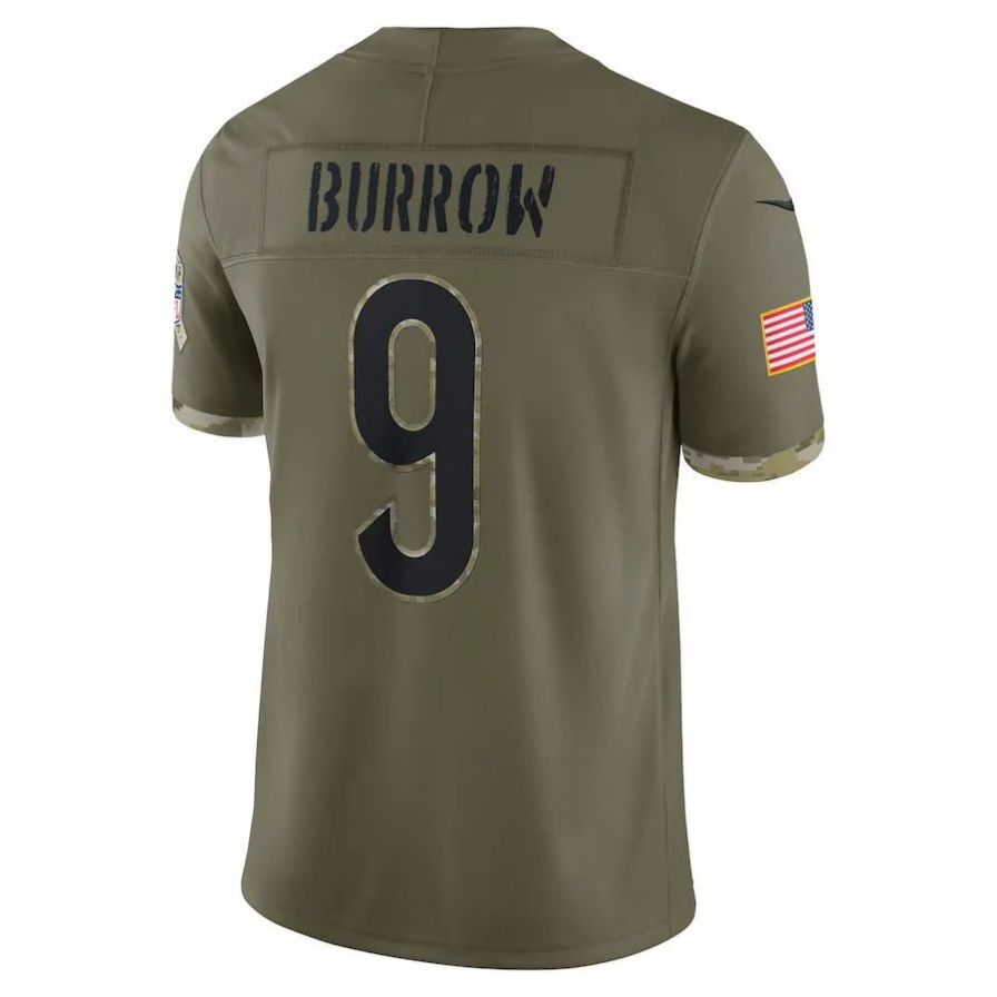 Custom #9 BURROW Pro Stitched Jersey - Premium Edition
