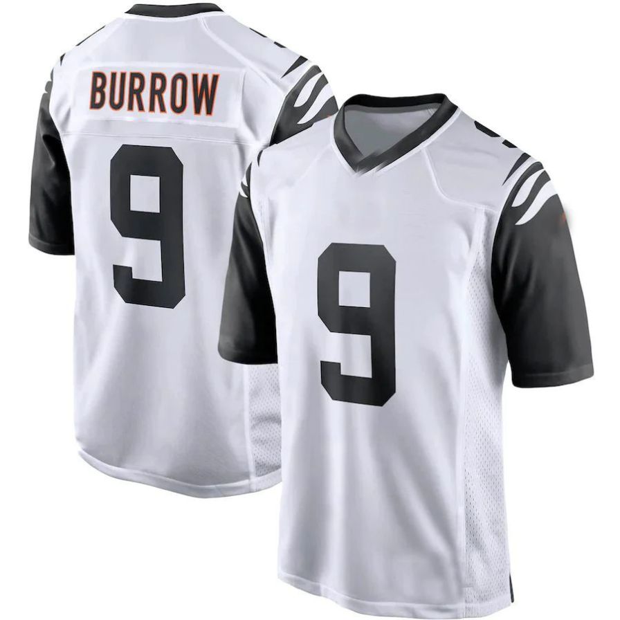 Custom #9 BURROW Pro Stitched Jersey - Premium Edition