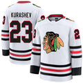 Custom #23 White CHI Hockey Shirt Top