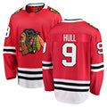 Custom #9 Red CHI Hockey Shirt Top