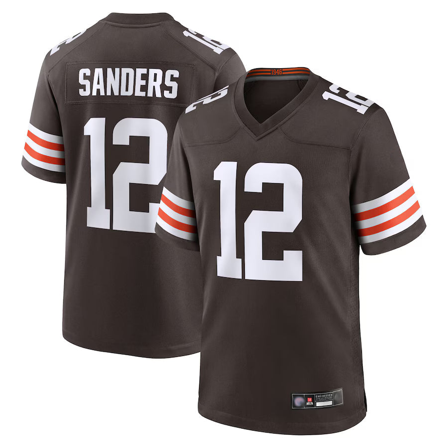 Custom #12 SANDERS Pro Stitched Jersey - Premium Edition