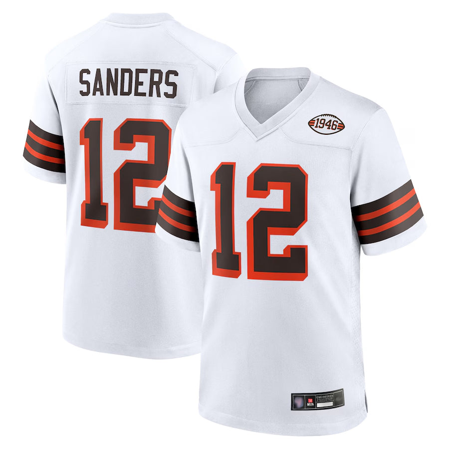 Custom #12 SANDERS Pro Stitched Jersey - Premium Edition