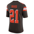 Custom #21 Brown CLE Football Shirt Top
