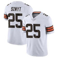 Custom #25 White CLE Football Shirt Top