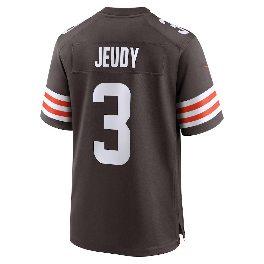Custom #3 JEUDY Pro Stitched Jersey - Premium Edition