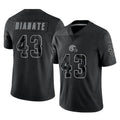 Custom #43 Black CLE Football Shirt Top