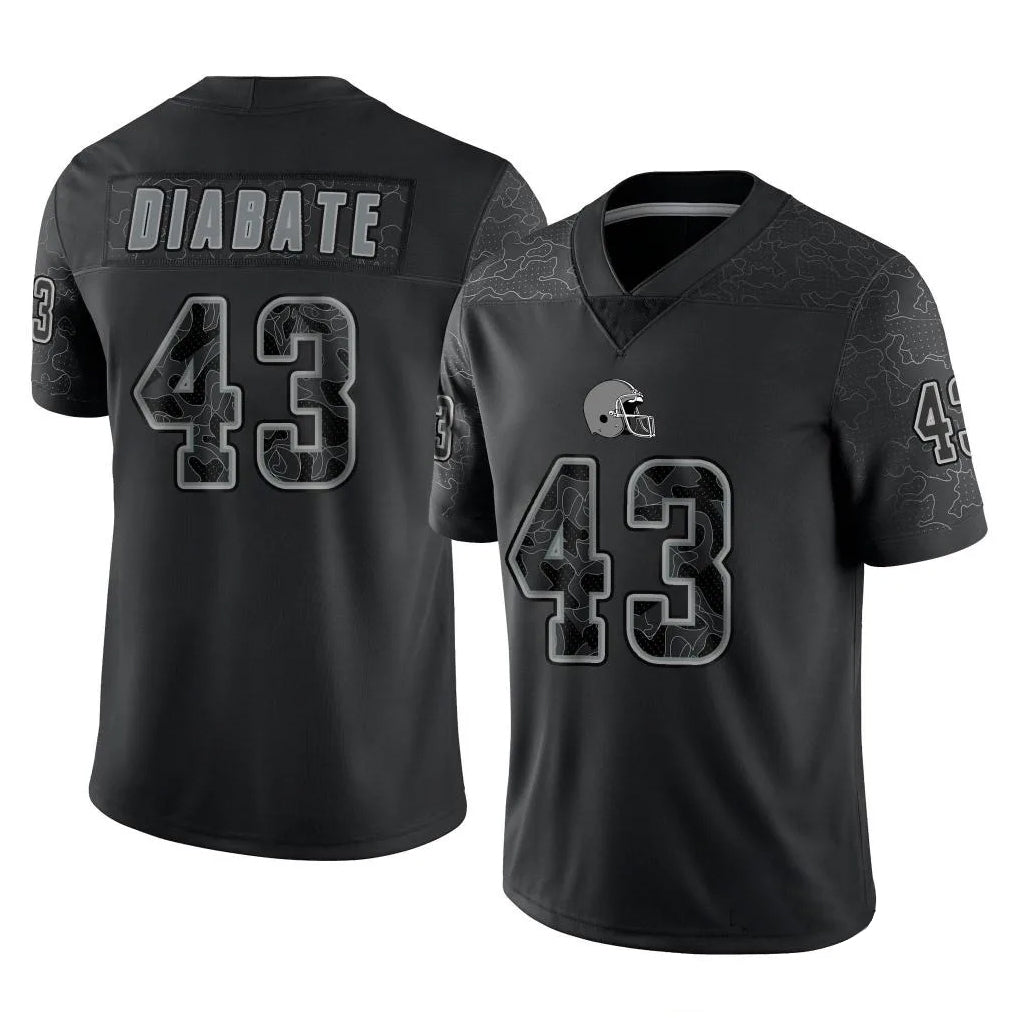 Custom #43 DIABATE Pro Stitched Jersey - Premium Edition