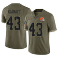 Custom #43 DIABATE Pro Stitched Jersey - Premium Edition