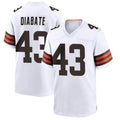 Custom #43 White CLE Football Shirt Top
