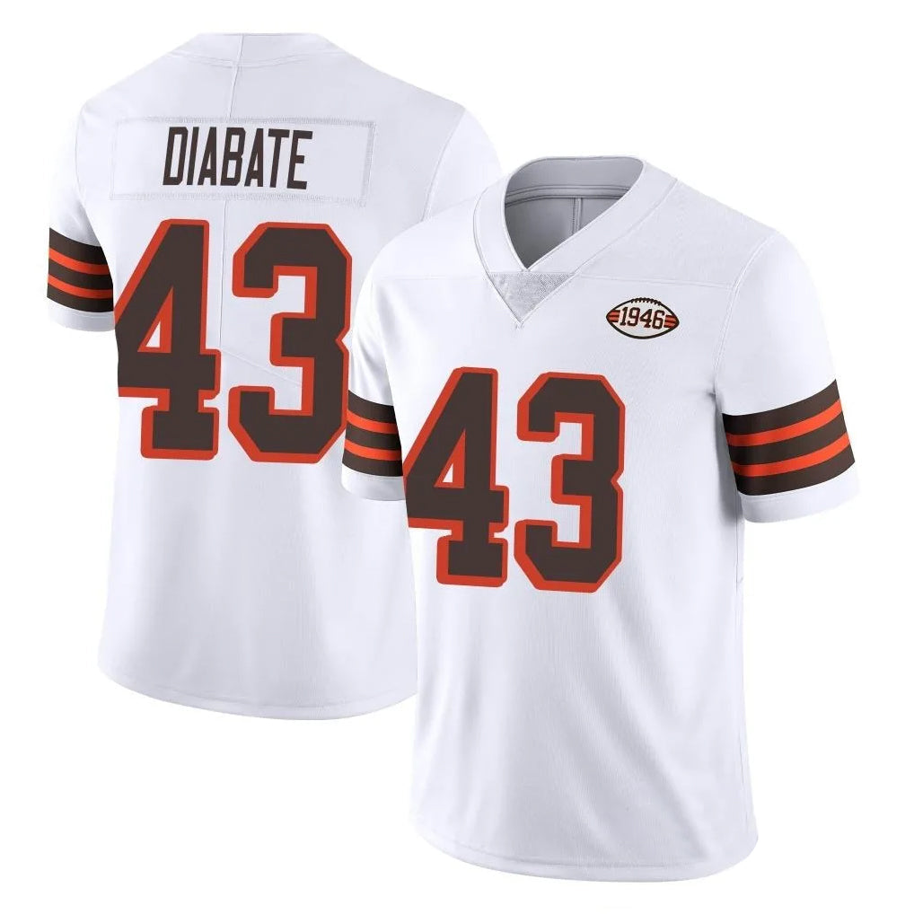 Custom #43 DIABATE Pro Stitched Jersey - Premium Edition