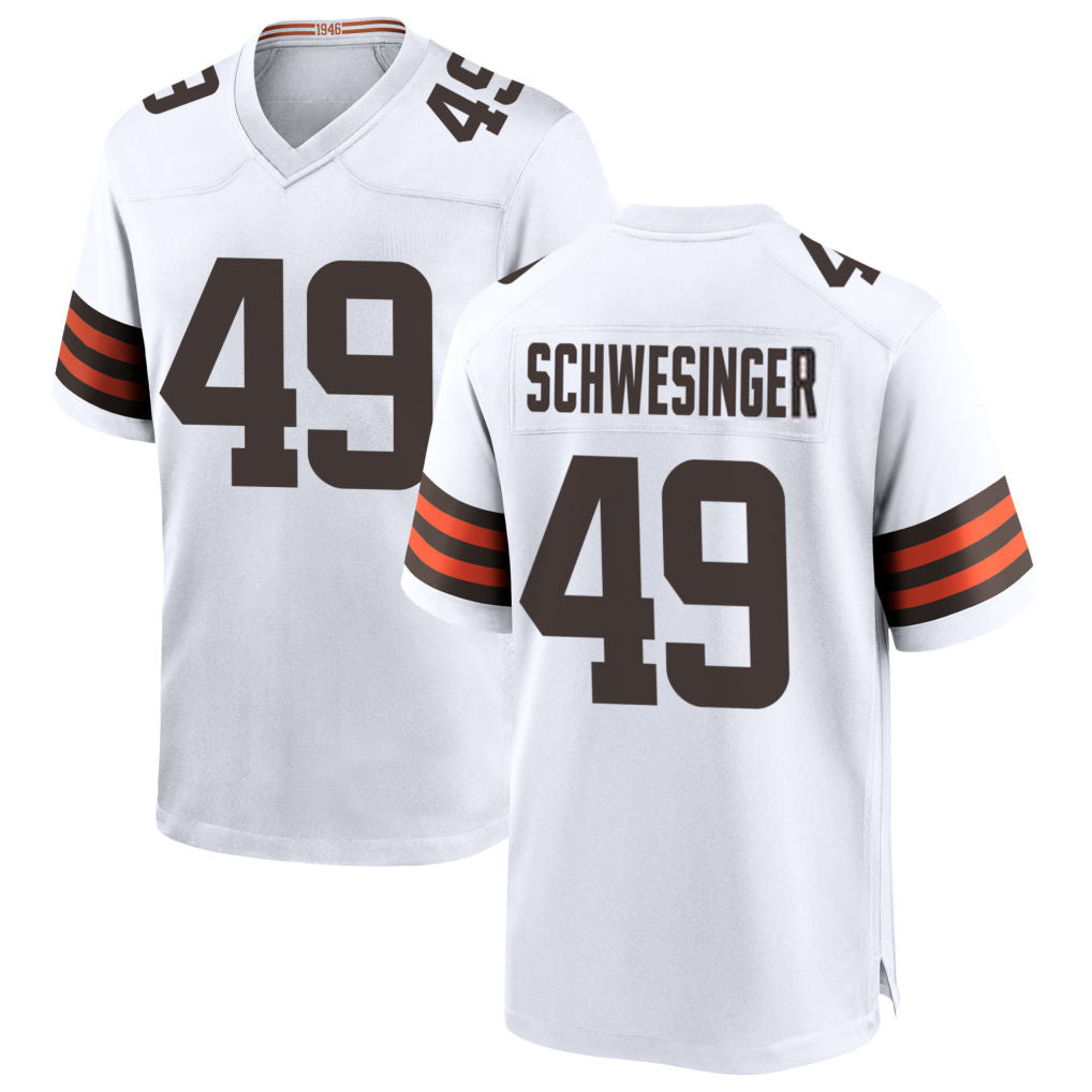 Custom #49 SCHWESINGER Pro Stitched Jersey - Premium Edition