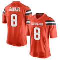 Custom #8 Orange CLE Football Shirt Top