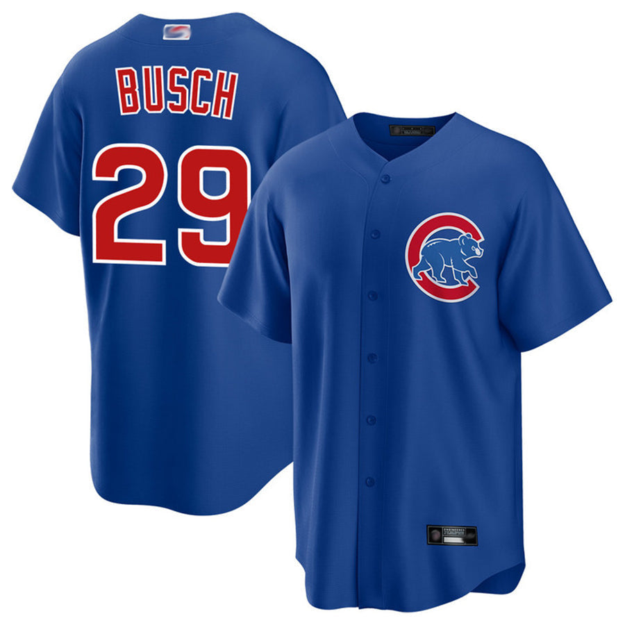 Custom #29 Blue CHC Baseball Shirt Top