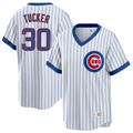 Custom #30 White CHC Baseball Shirt Top