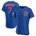 Custom #7 Blue CHC Baseball Shirt Top