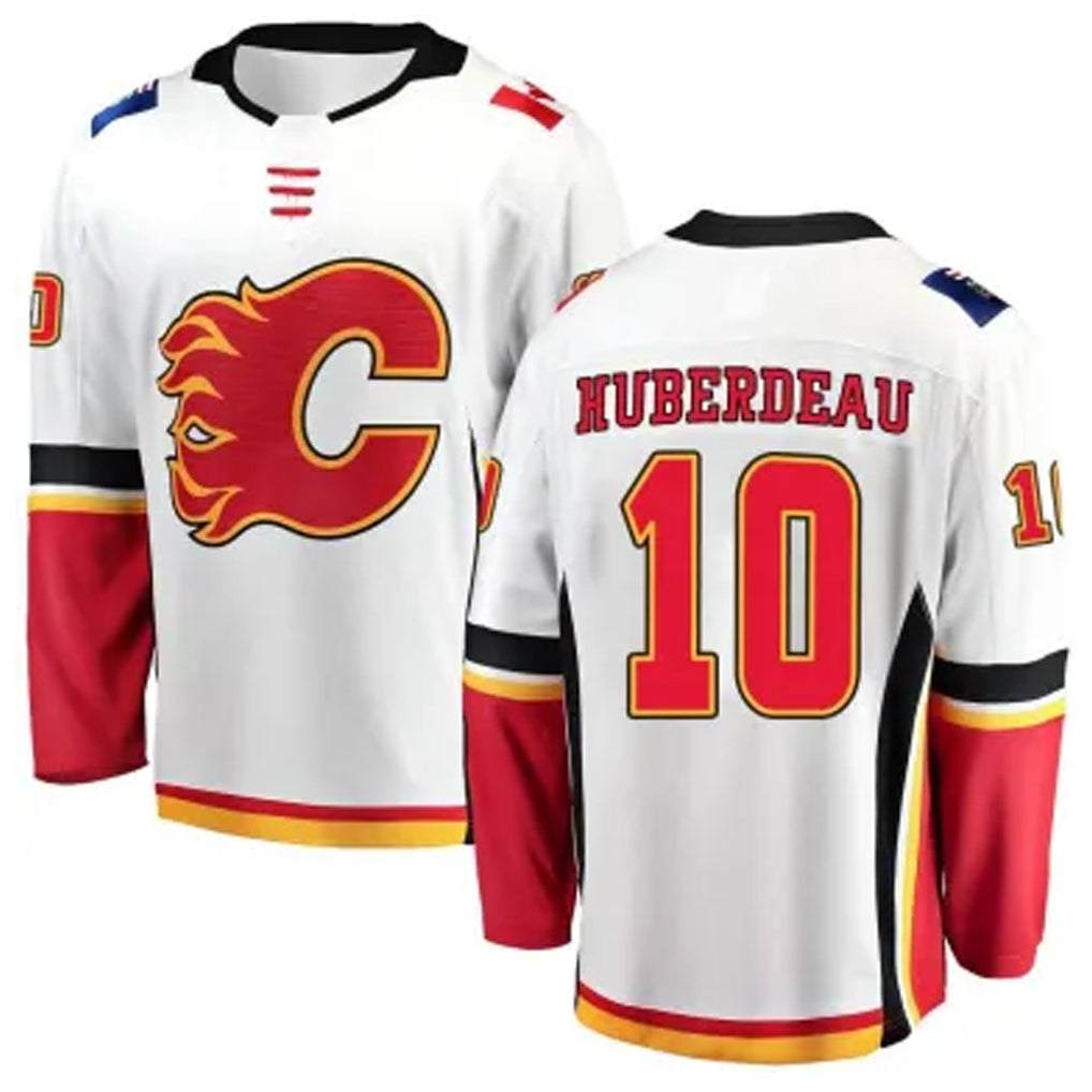 Custom #10 White CGY Hockey Shirt Top