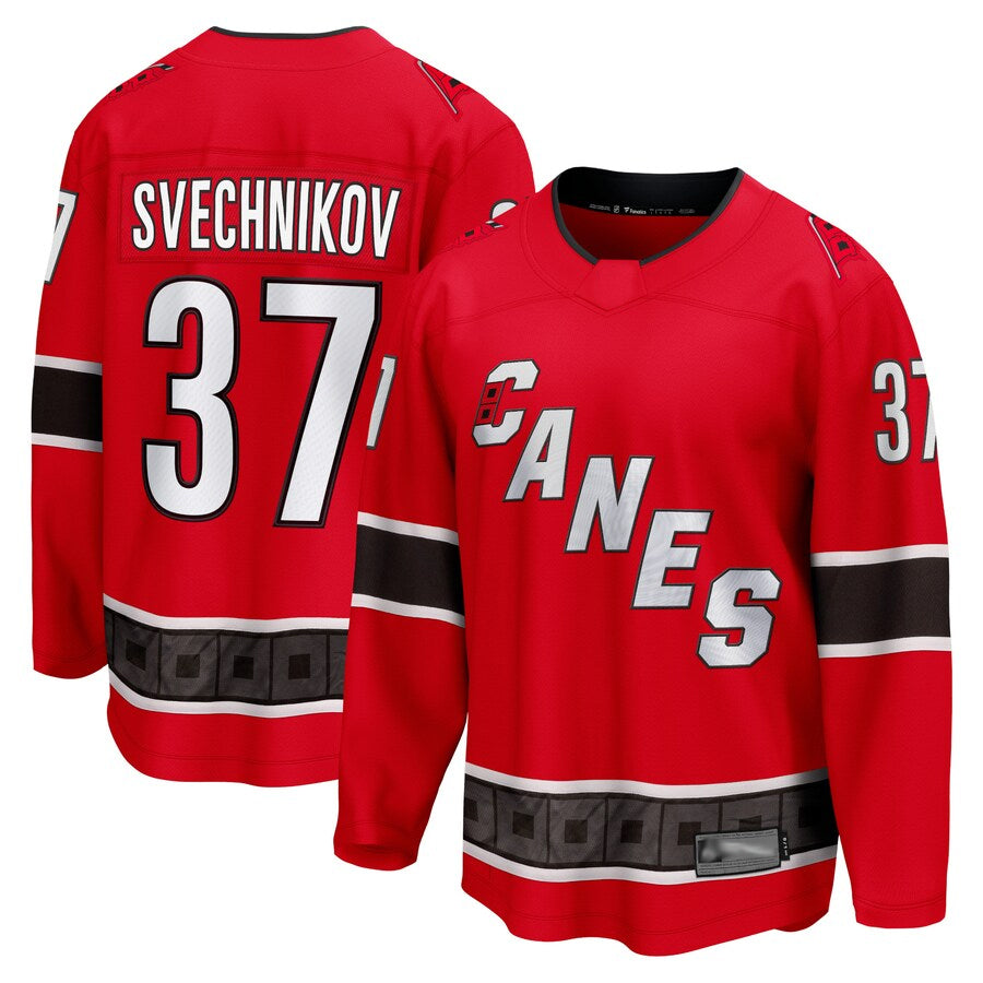 Custom #37 Red CAR Hockey Shirt Top