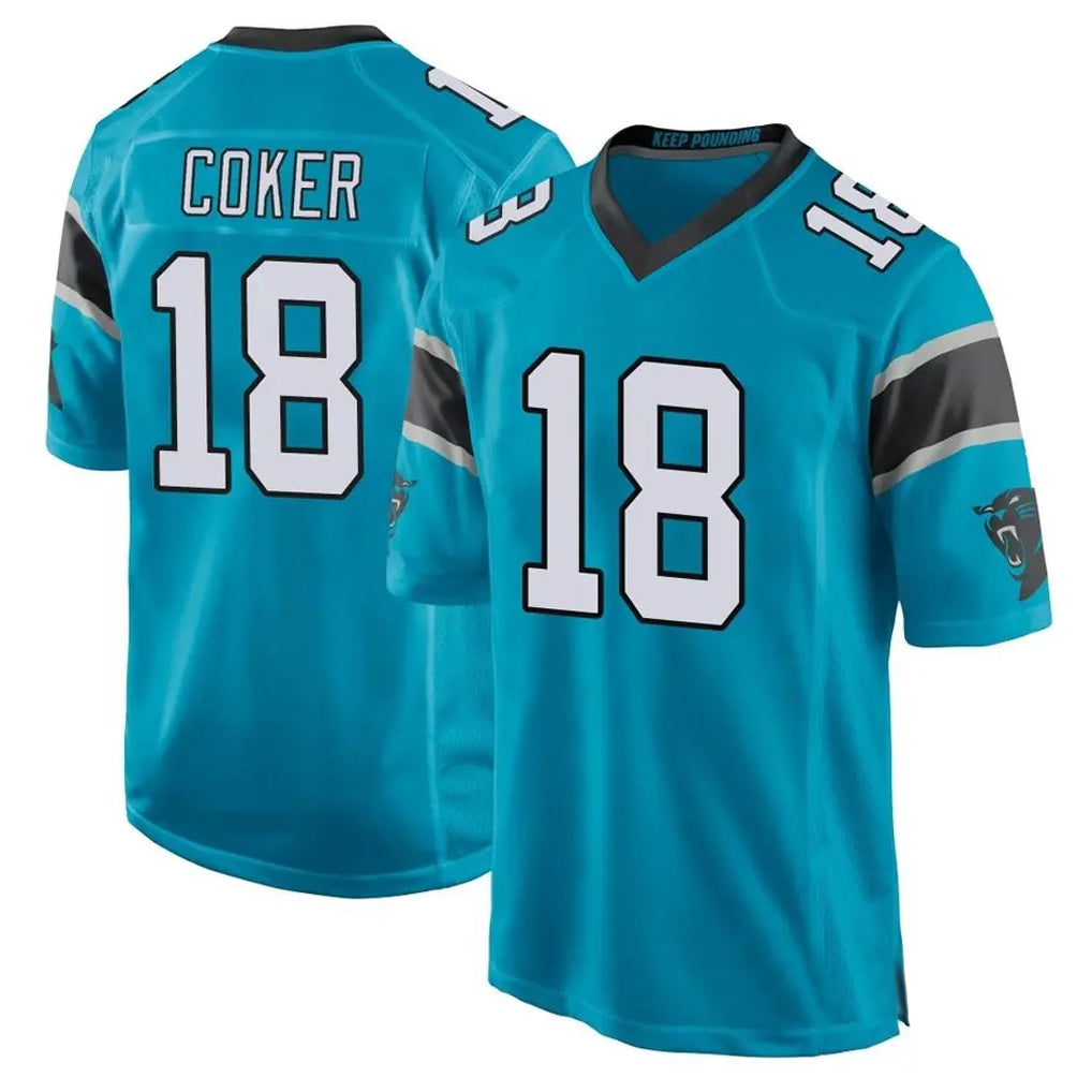 Custom #18 COKER Pro Stitched Jersey - Premium Edition