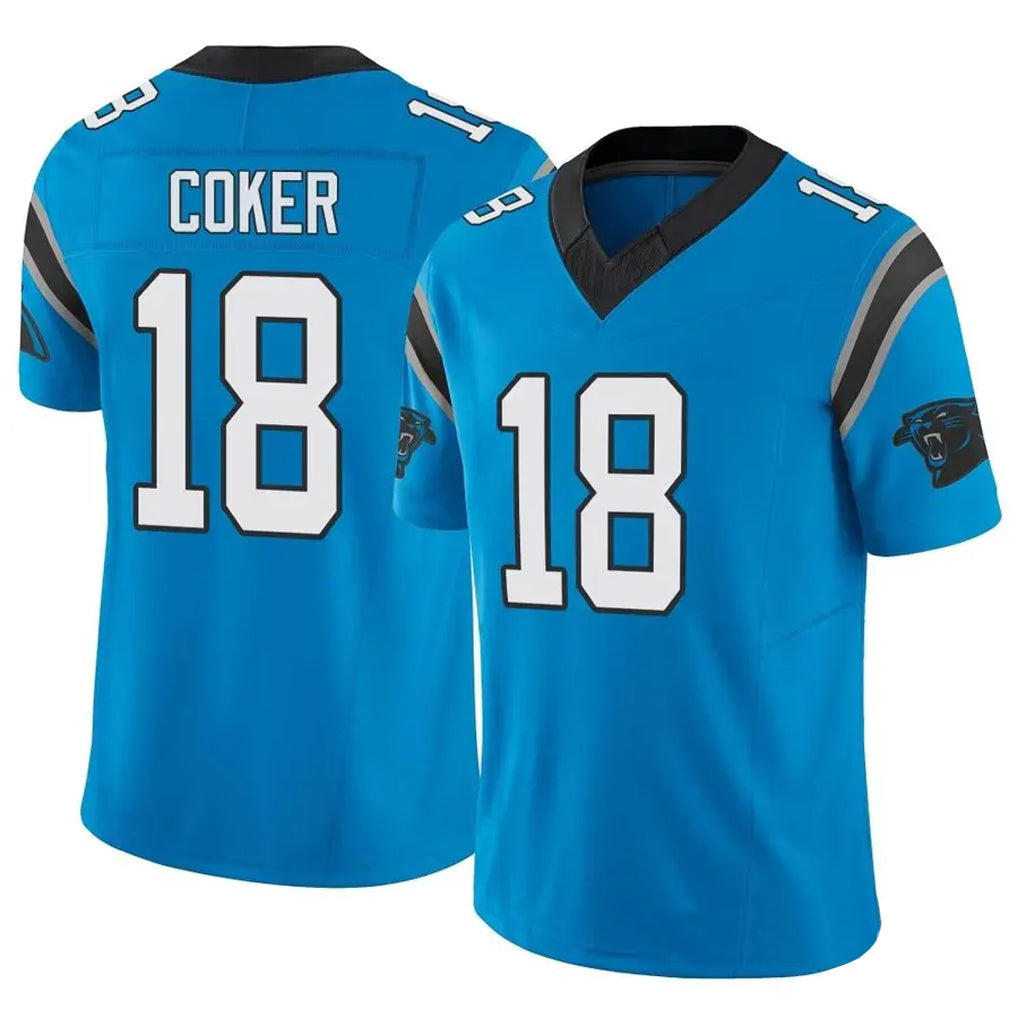 Custom #18 COKER Pro Stitched Jersey - Premium Edition