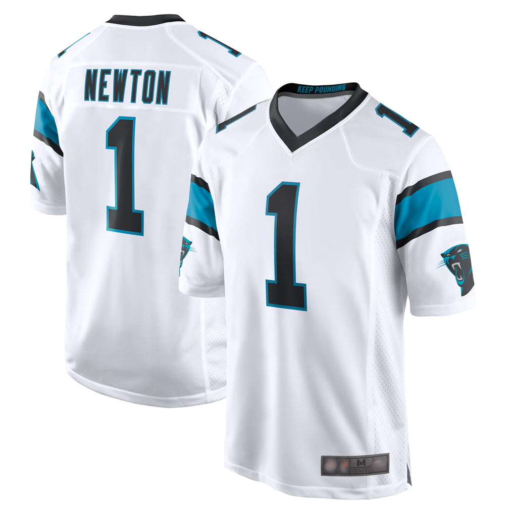 Custom #1 White CAR Football Shirt Top