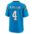 Custom #4 Blue CAR Football Shirt Top