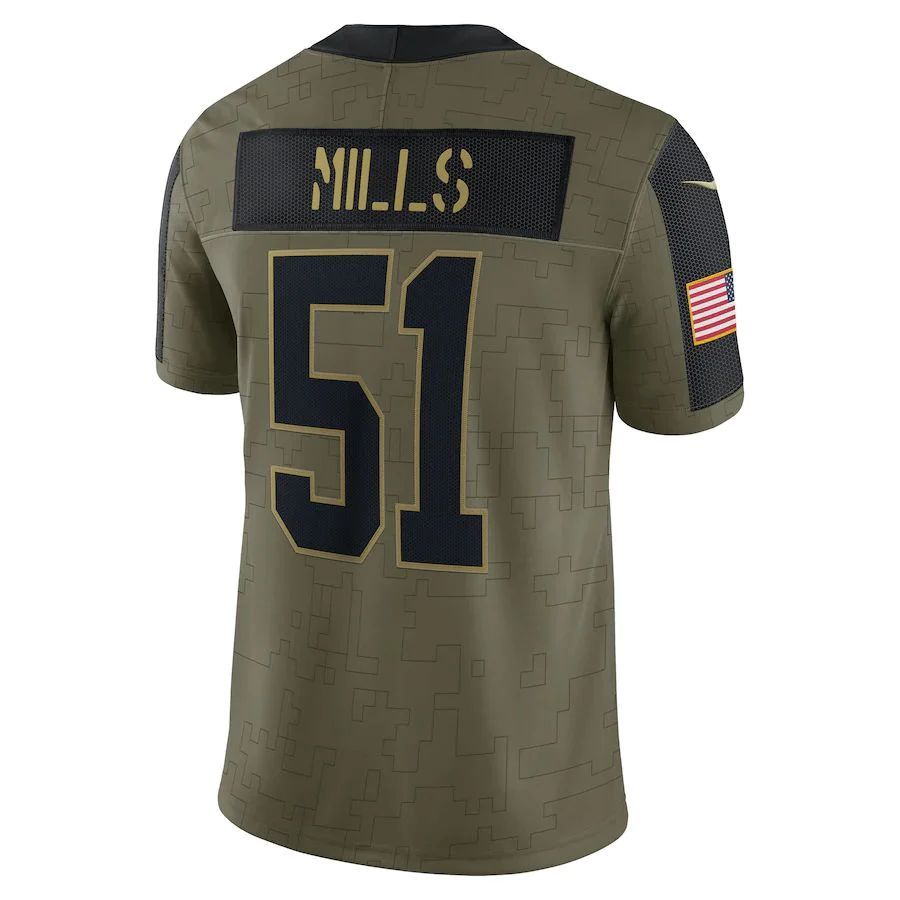 Custom #51 Olive 2021 CAR Football Shirt Top