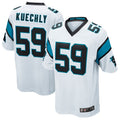 Custom #59 White CAR Football Shirt Top