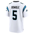Custom #5 White CAR Football Shirt Top