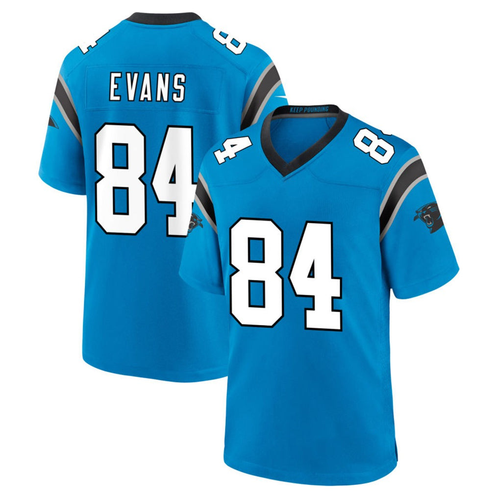 Custom #84 Blue CAR Football Shirt Top